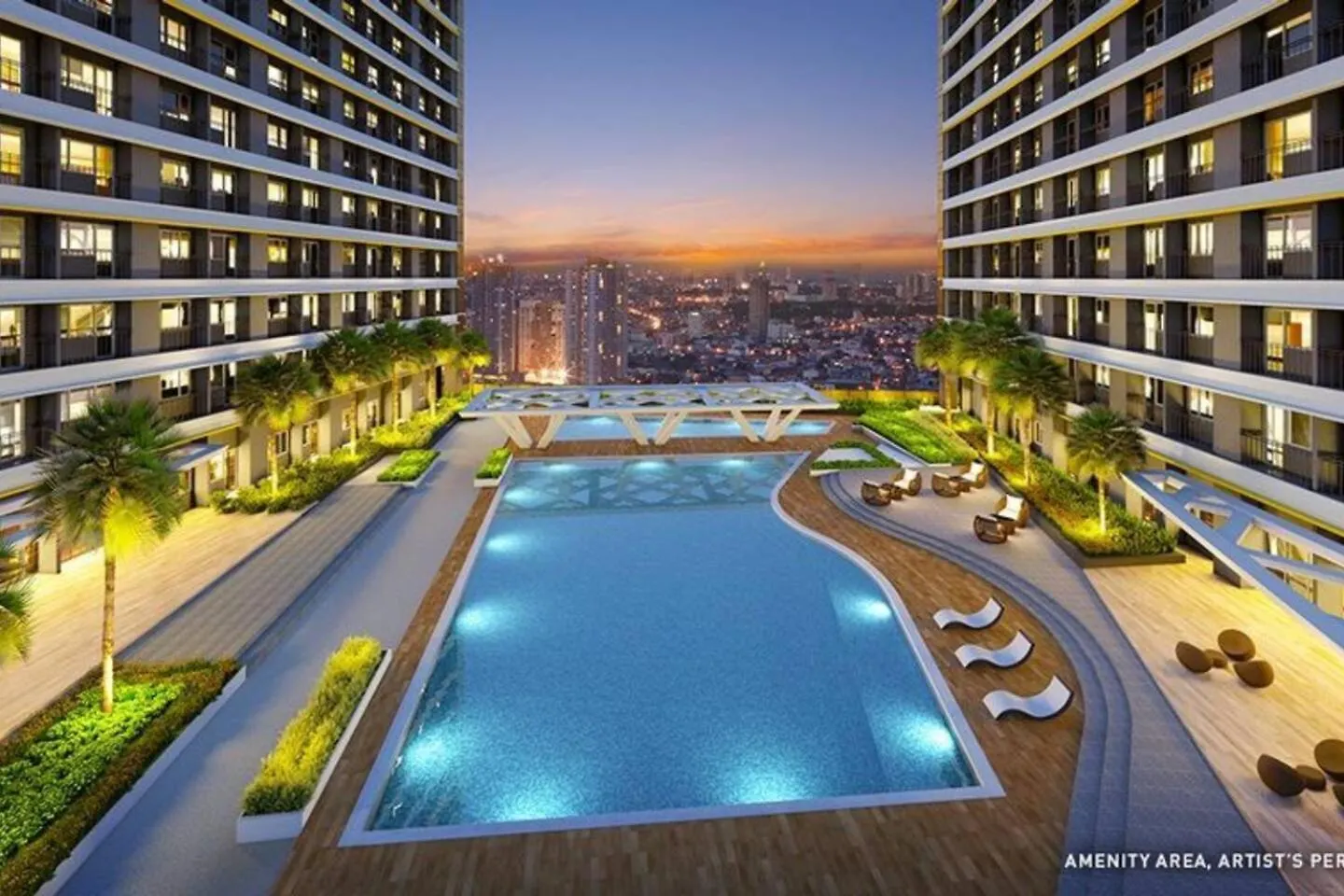 1Br Unit Condotel W Balcony Fame Residences #Fm61 Manila 0*,  Philippines
